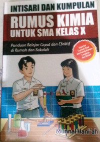 Image of Intisari dan Kumpulan Rumus Kimia untuk SMA kelas X