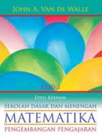 Image of Matematika sekolah dasar dan menengah :pengembangan pengajaran jilid 2